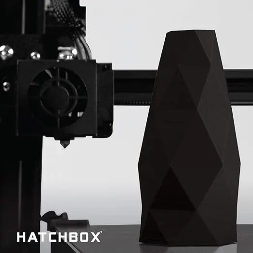 HATCHBOX ABS 3D Printer Filament, Dimensional Accuracy +/- 0.05 mm, 1 kg Spool, 3.00 mm, Black - Geek House Creations
