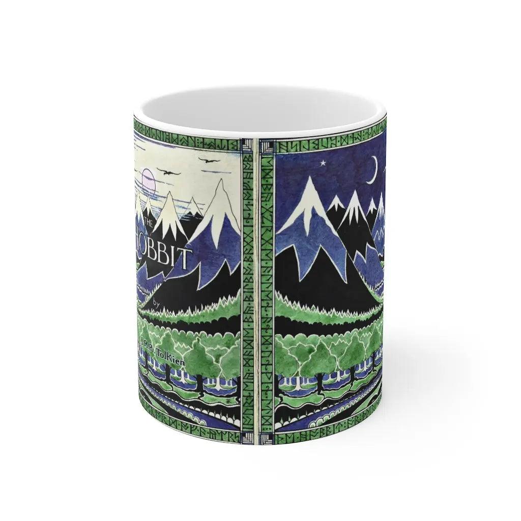 The Hobbit Book Cover Mug 11oz - Geek House Creations