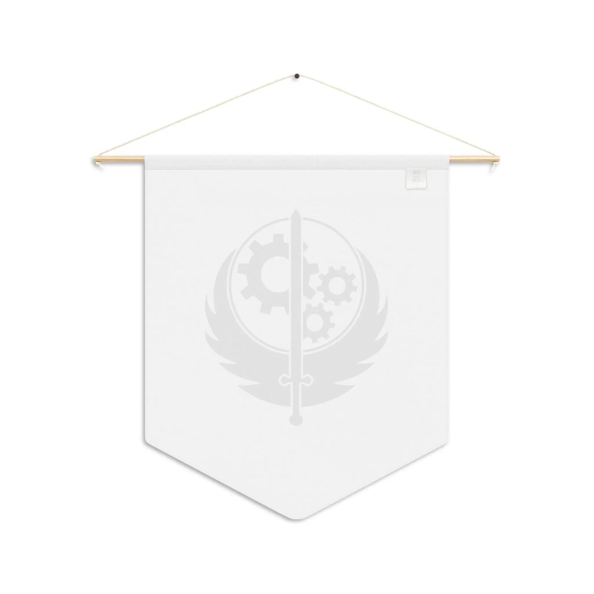 Fallout Brotherhood of Steel Pennant Flag - Geek House Creations