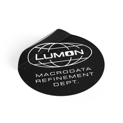 Lumon Macrodata Refinement Department Logo Round Vinyl Sticker - Geek House Creations