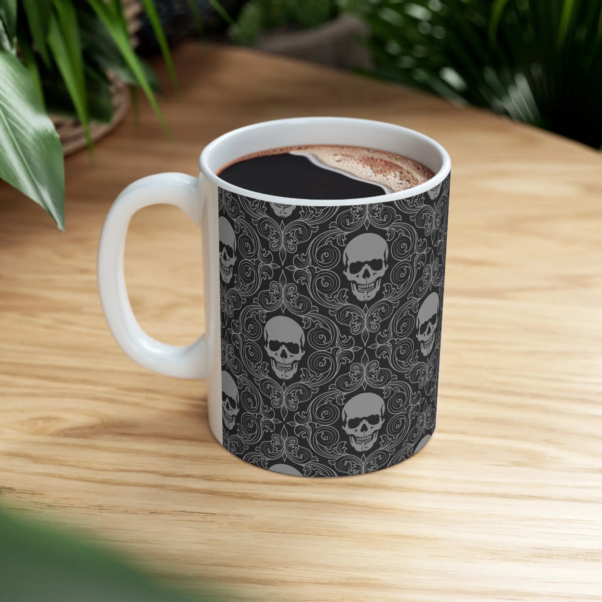 Gothic Skull Mug 11oz - Geek House Creations