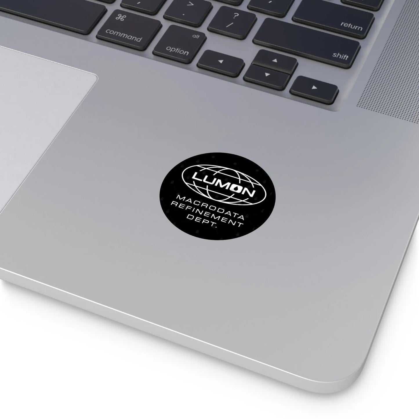 Lumon Macrodata Refinement Department Logo Round Vinyl Sticker - Geek House Creations