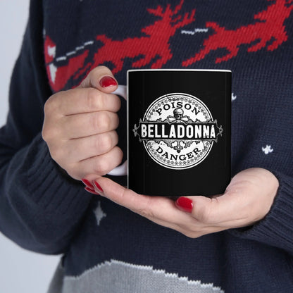 Belladonna Vintage Poison Label Mug 11oz - Geek House Creations