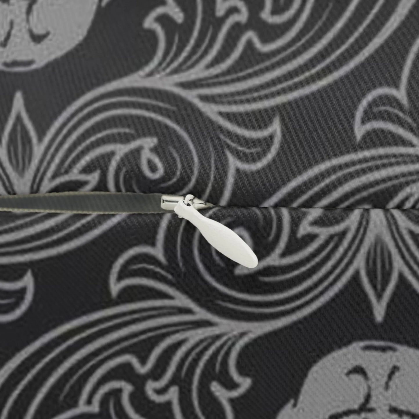 skull decor Lumbar Pillow - Geek House Creations