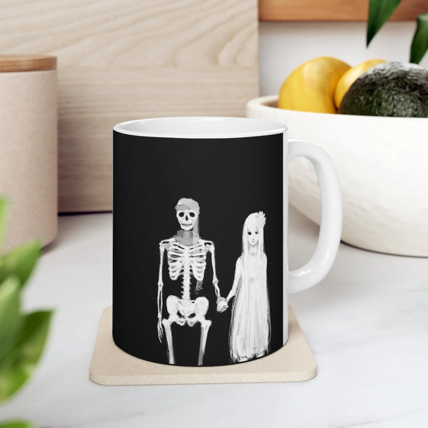 Skeleton Couple Romantic Mug 11oz - Geek House Creations