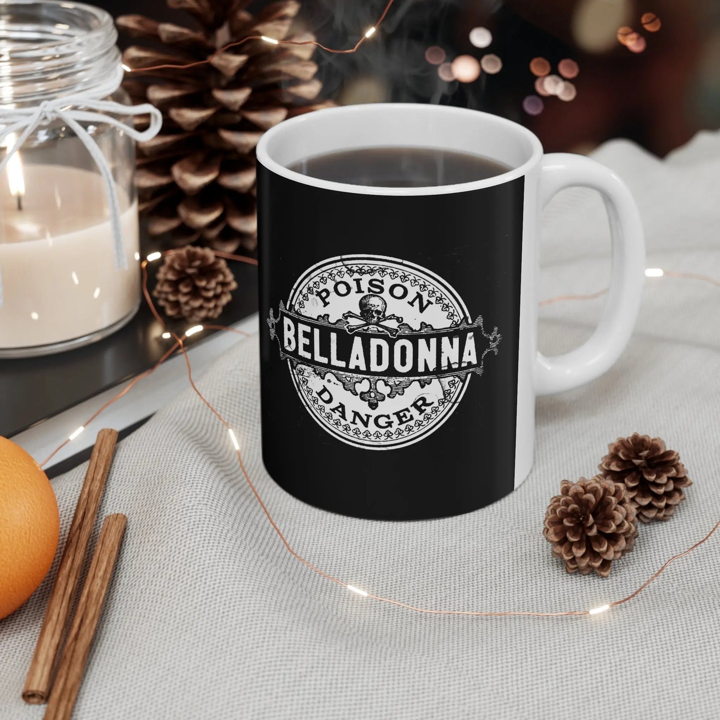 Belladonna Vintage Poison Label Mug 11oz - Geek House Creations
