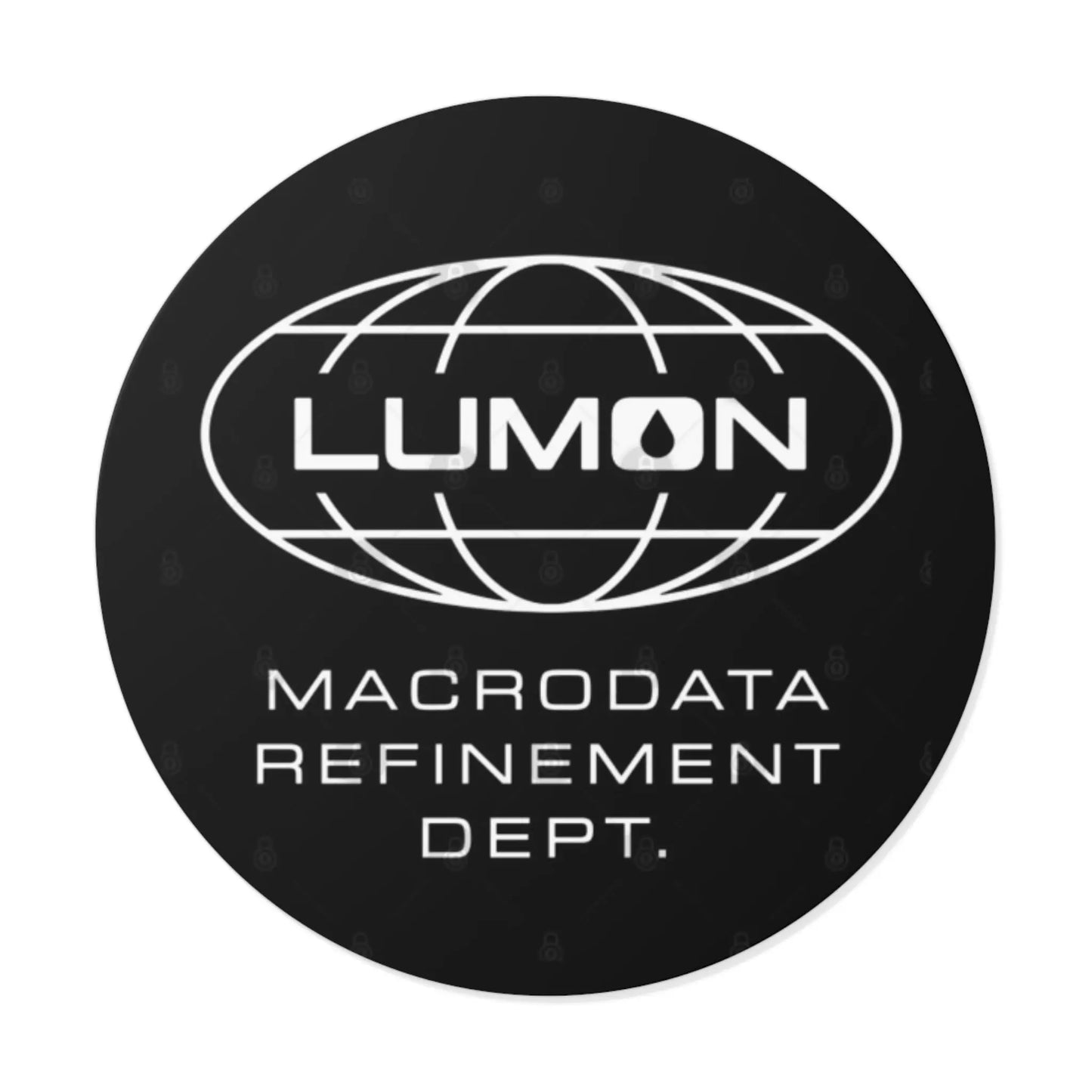 Lumon Macrodata Refinement Department Logo Round Vinyl Sticker - Geek House Creations