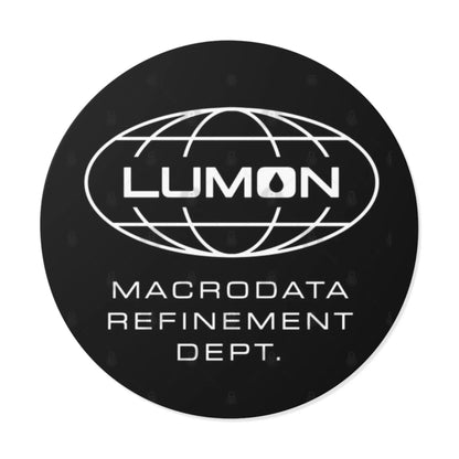 Lumon Macrodata Refinement Department Logo Round Vinyl Sticker - Geek House Creations