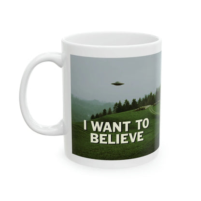 X-Files I want to believe Ceramic coffee mug 11oz - Geek House Creations