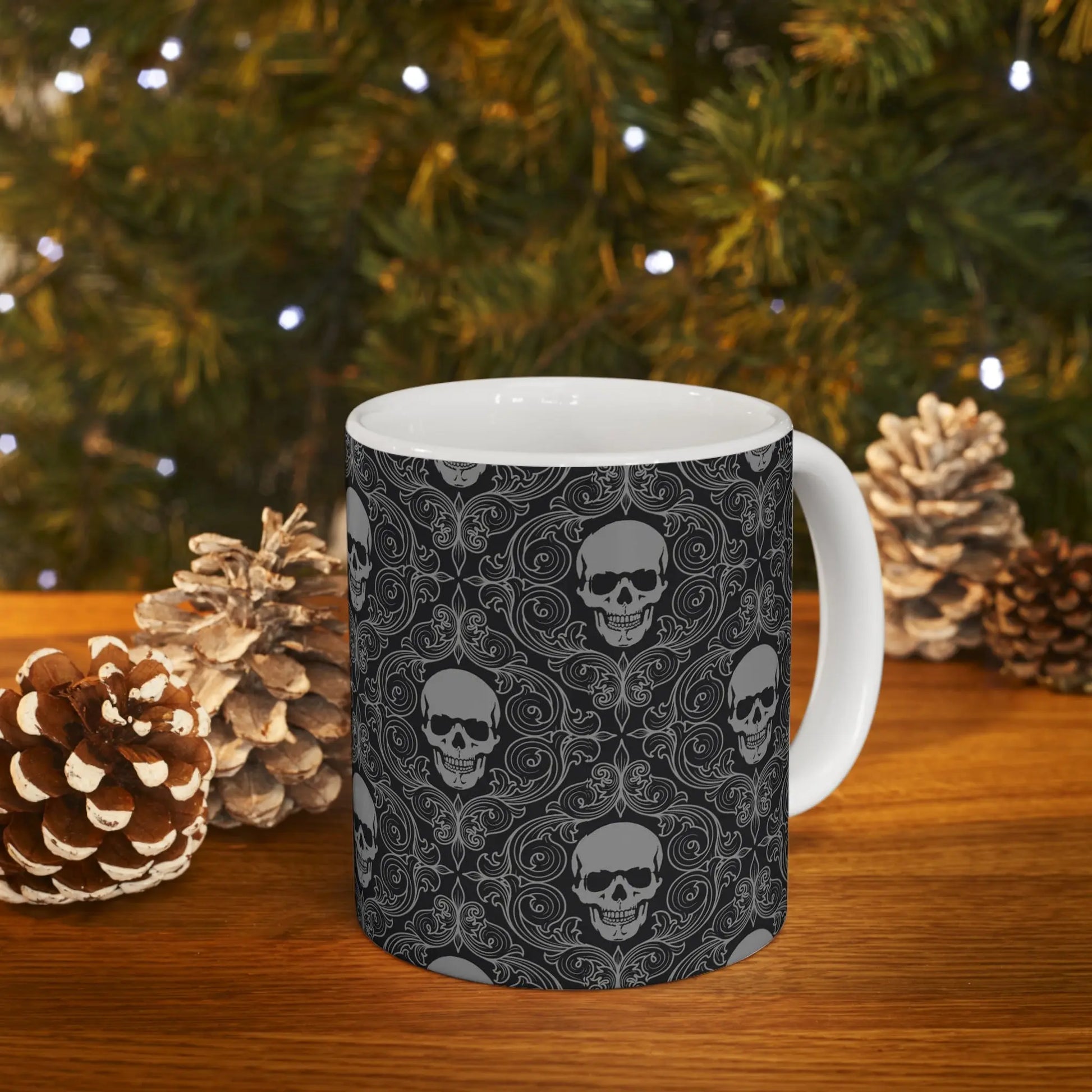 Gothic Skull Mug 11oz - Geek House Creations