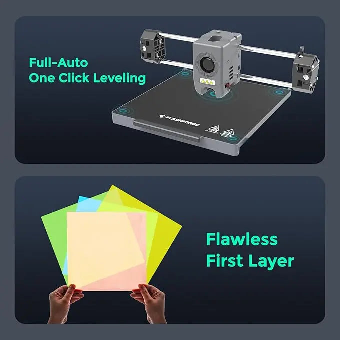 FLASHFORGE Adventurer 5M Pro 3D Printer with 1 Click Auto Printing System, 600mm/s High-Speed, Quick Detachable 280°C Nozzle, Core XY All-Metal Structure, Multi-Functional 220x220x220mm 3D Printer - Geek House Creations