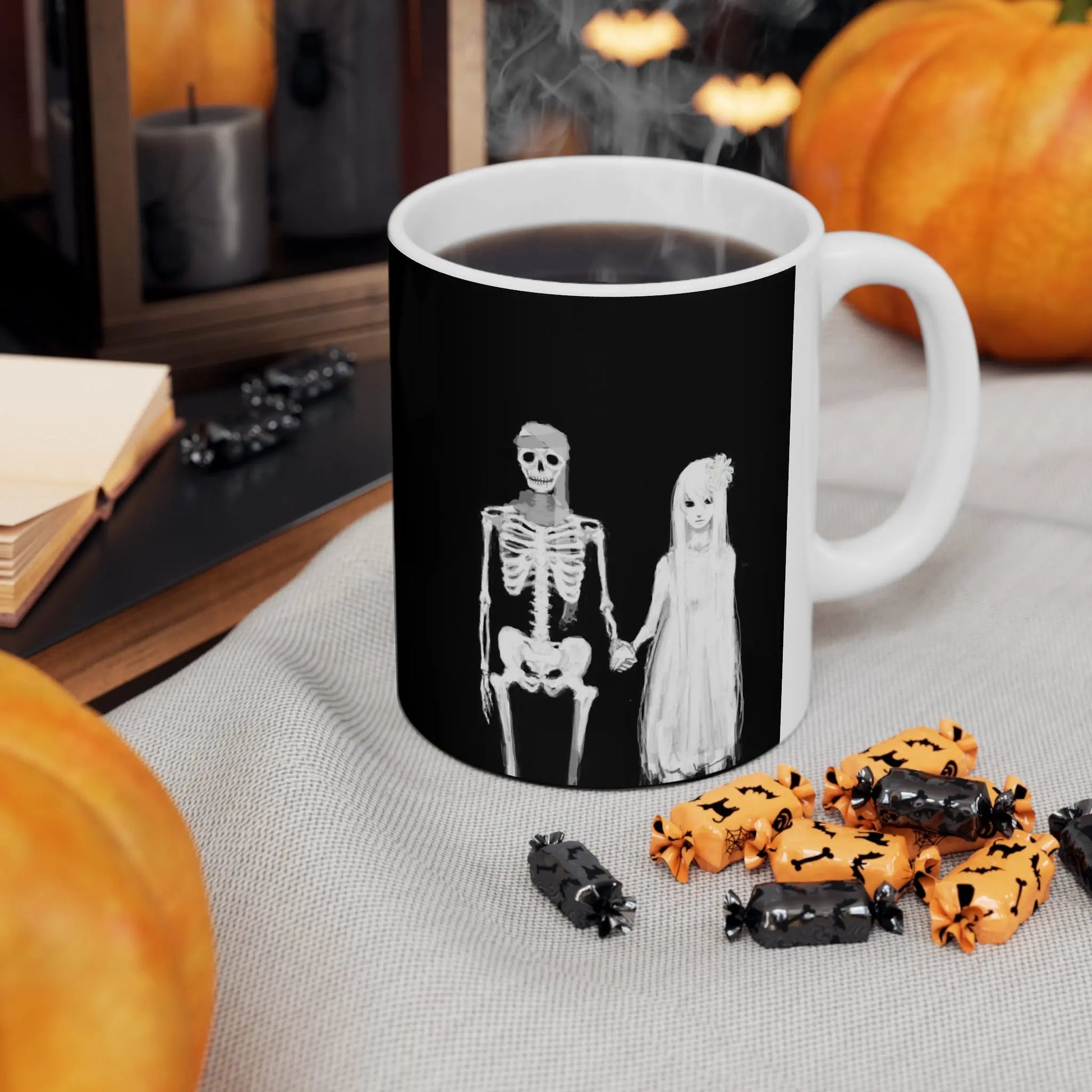 Skeleton Couple Romantic Mug 11oz - Geek House Creations
