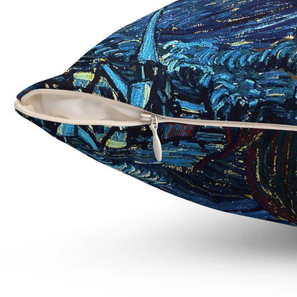 Starry Night Square Decorative Pillow - Geek House Creations