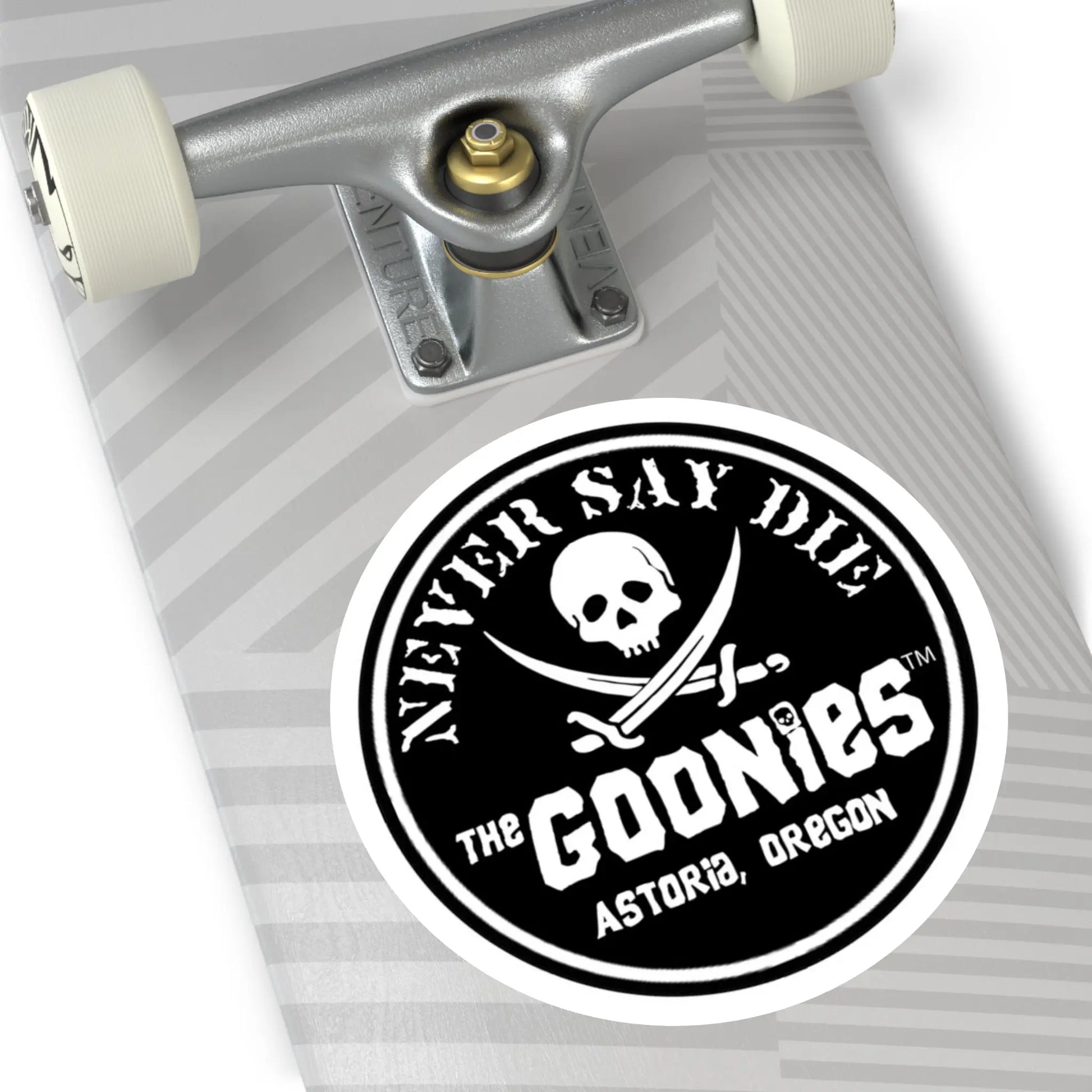 Goonies Never Say Die Stickers, perfect for fans of the Goonies movie - Geek House Creations