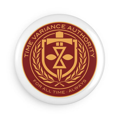Loki Time Variance Authority Round Magnet, MCU Fan - Geek House Creations
