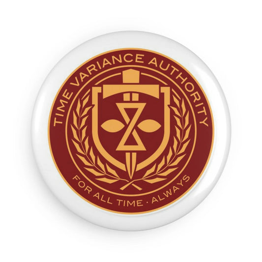 Loki Time Variance Authority Round Magnet, MCU Fan - Geek House Creations