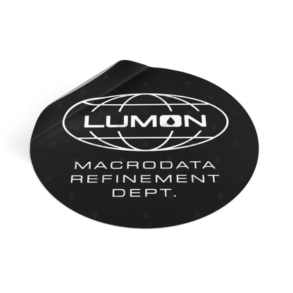 Lumon Macrodata Refinement Department Logo Round Vinyl Sticker - Geek House Creations