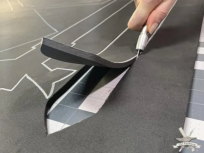 EVA Foam Cosplay - 8mm (1mm to 10mm) - Black or White - 14" x 39" Sheet - Ultra High Density Craft Foam 85 kg/m3 - by The Foamory - Geek House Creations