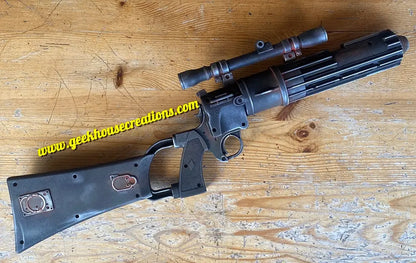 Boba Fett Blaster Star Wars Mandalorian Prop - Geek House Creations