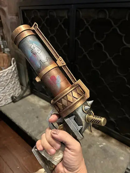 Jinx's pistol Cosplay prop from Arcane and League of Legends - Geek House Creations