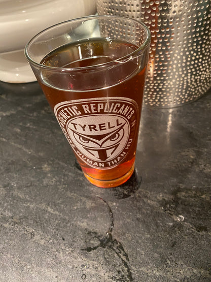 Blade Runner Tyrell Corp Pint Glass - Geek House Creations