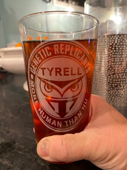 Blade Runner Tyrell Corp Pint Glass - Geek House Creations
