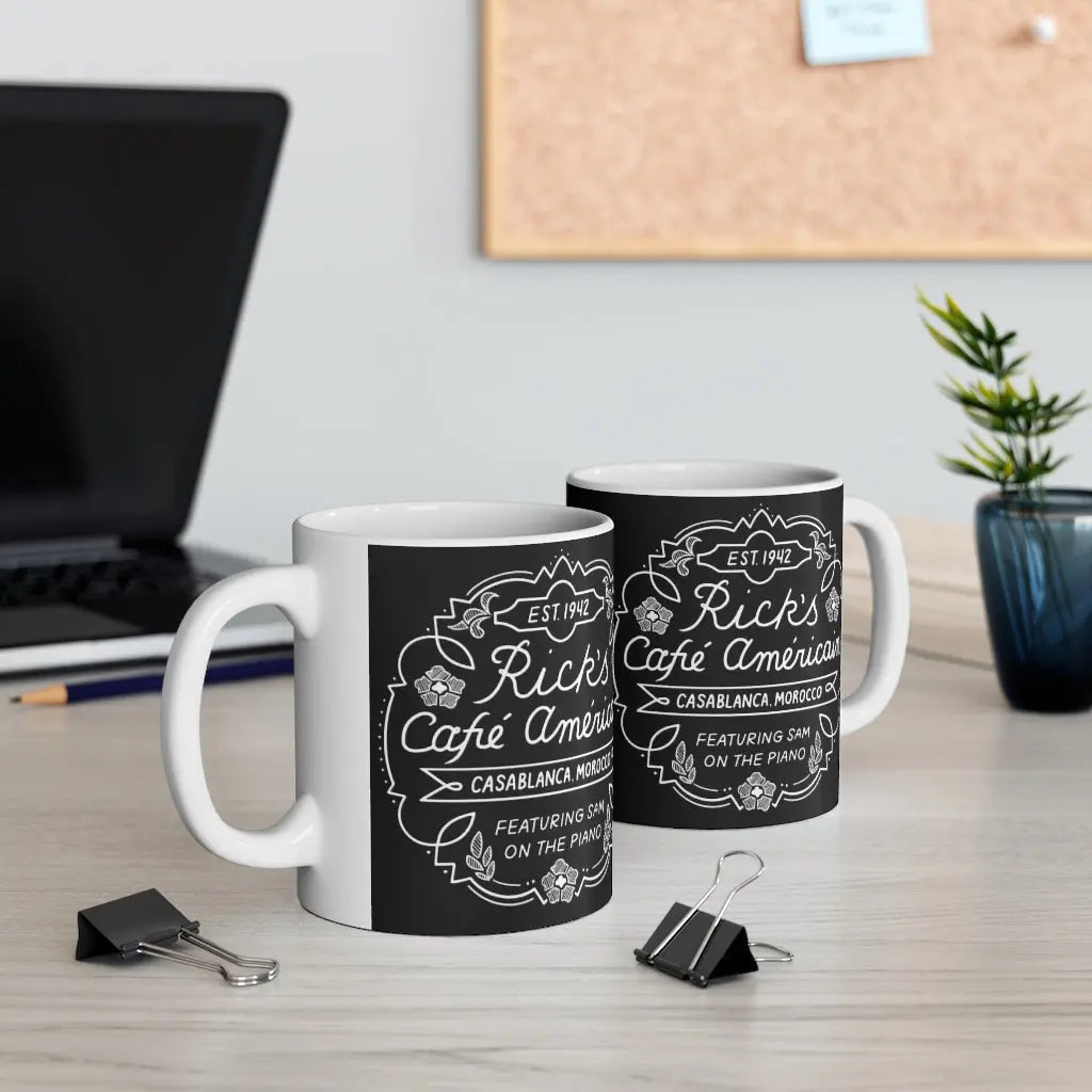 Casablanca Rick's Cafe Americain Mug 11oz - Geek House Creations