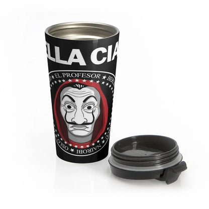 Bella Ciao Money Heist Stainless Steel Travel Mug - Geek House Creations