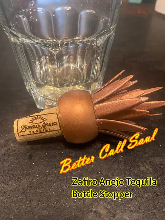 Better Call Saul Zafiro Anejo Tequila Stopper, Replica Prop - Geek House Creations