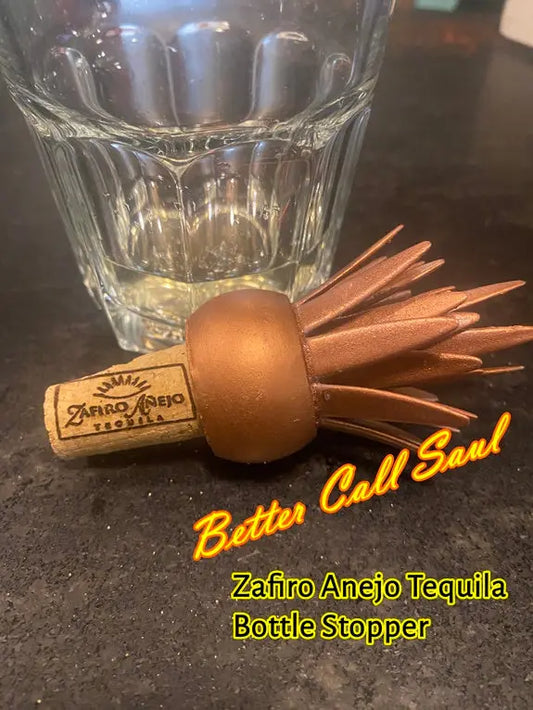 Better Call Saul Zafiro Anejo Tequila Stopper, Replica Prop - Geek House Creations