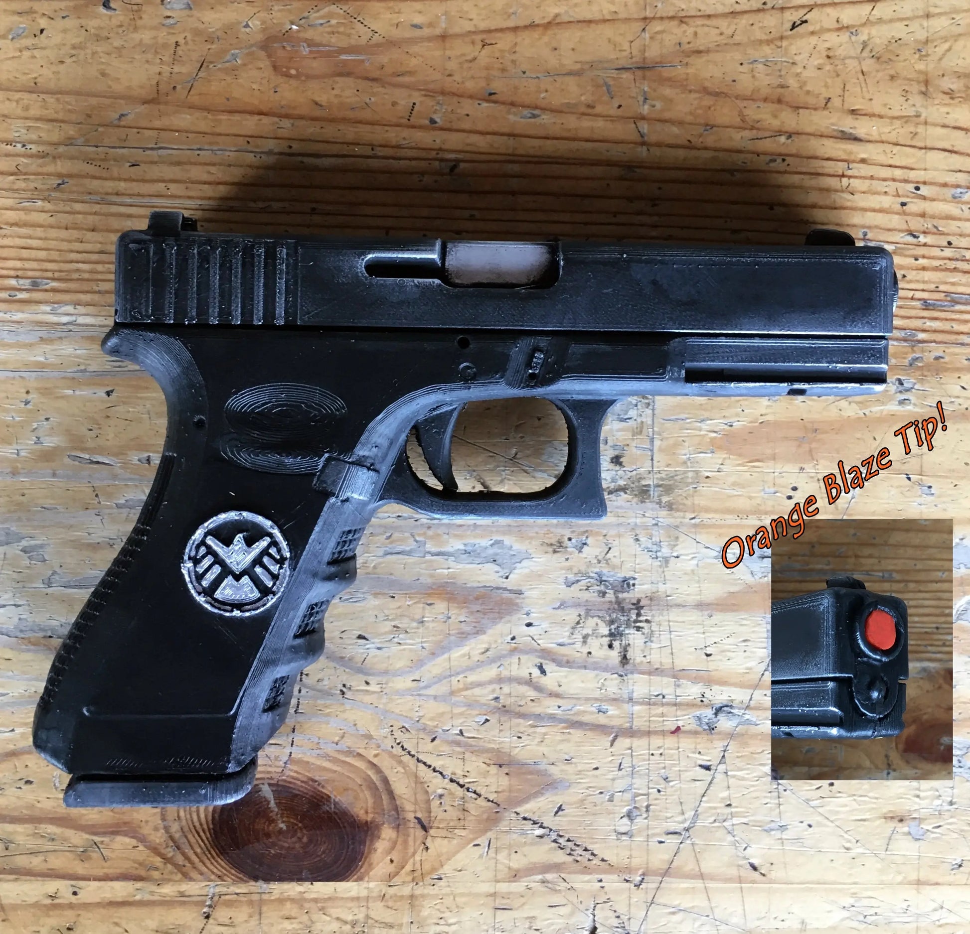 Black Widow Avengers Pistol cosplay prop, Agents of Shield - Geek House Creations