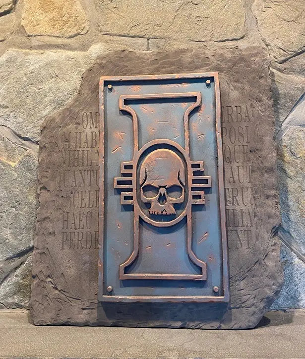Inquisitor Skull Warhammer 40K Inspired Wall Art - Geek House Creations