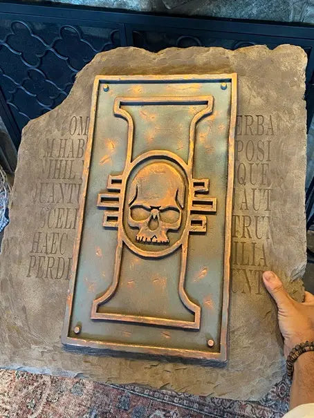 Inquisitor Skull Warhammer 40K Inspired Wall Art - Geek House Creations