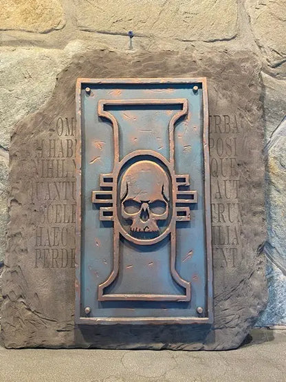 Inquisitor Skull Warhammer 40K Inspired Wall Art - Geek House Creations