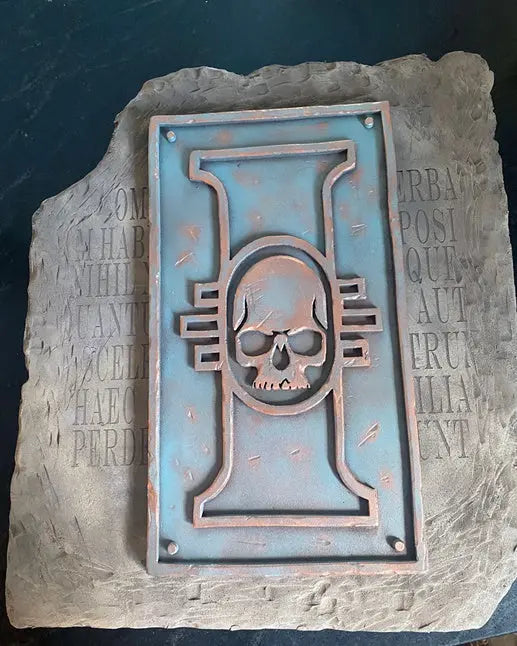 Inquisitor Skull Warhammer 40K Inspired Wall Art - Geek House Creations