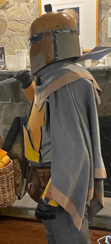 Mandalorian Cape, Boba Fett Cosplay Prop - Geek House Creations