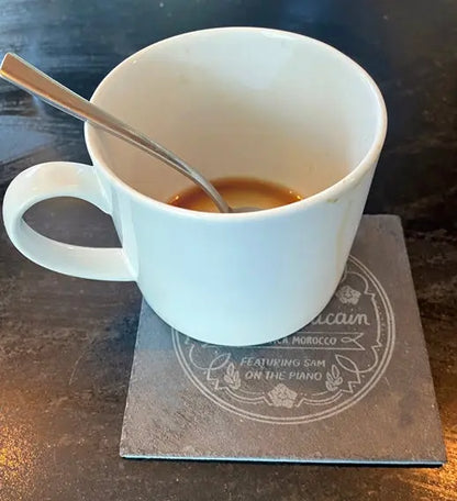 Rick's Cafe Americain Slate Coasters, Set of 4 - Geek House Creations