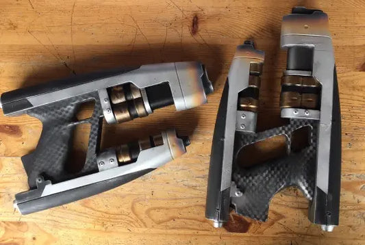 Star Lord Blasters from Guardians of the Galaxy Cosplay Prop and display - Geek House Creations