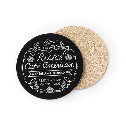 Casablanca Rick's Cafe Americain Coasters - Geek House Creations