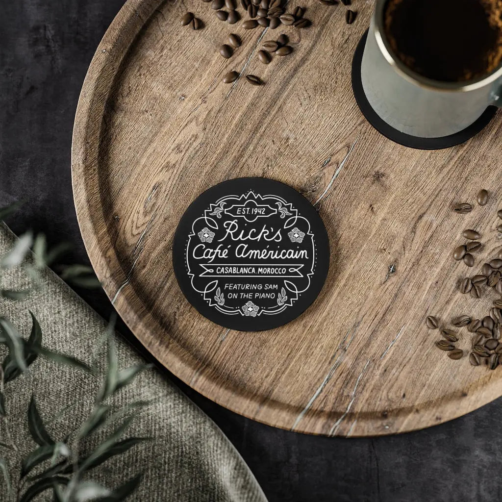 Casablanca Rick's Cafe Americain Coasters - Geek House Creations