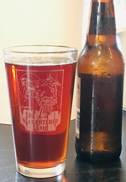 The Slaughtered Lamb American Werewolf In London, Beer Pub Pint Glass - Geek House Creations