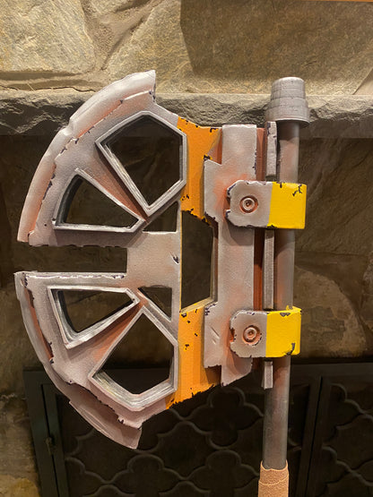 Mandalorian Vibro A’plek’s Axe from Star Wars: The Force Awakens - Geek House Creations