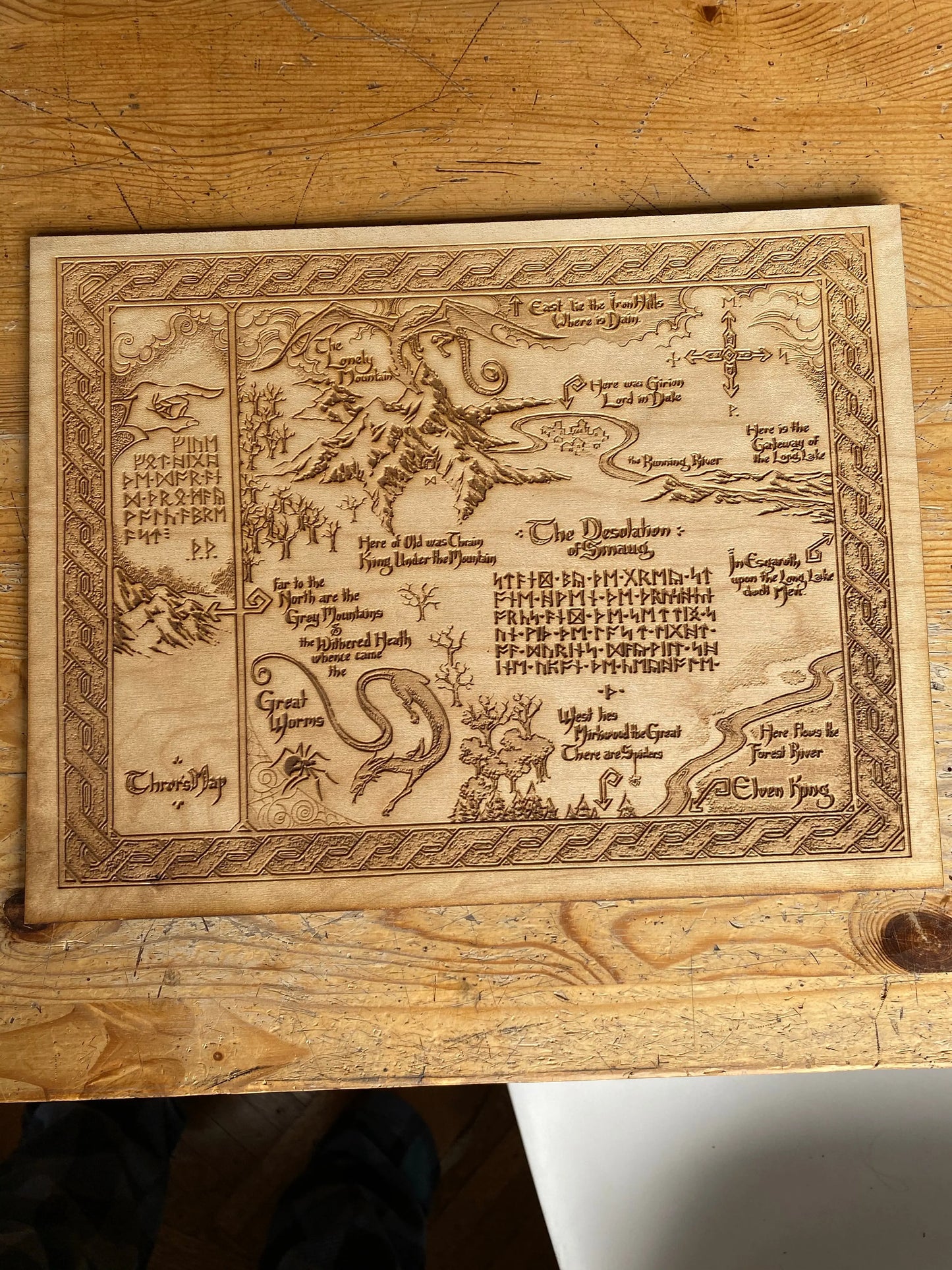 Key of Erebor, LOTR fan art - Geek House Creations