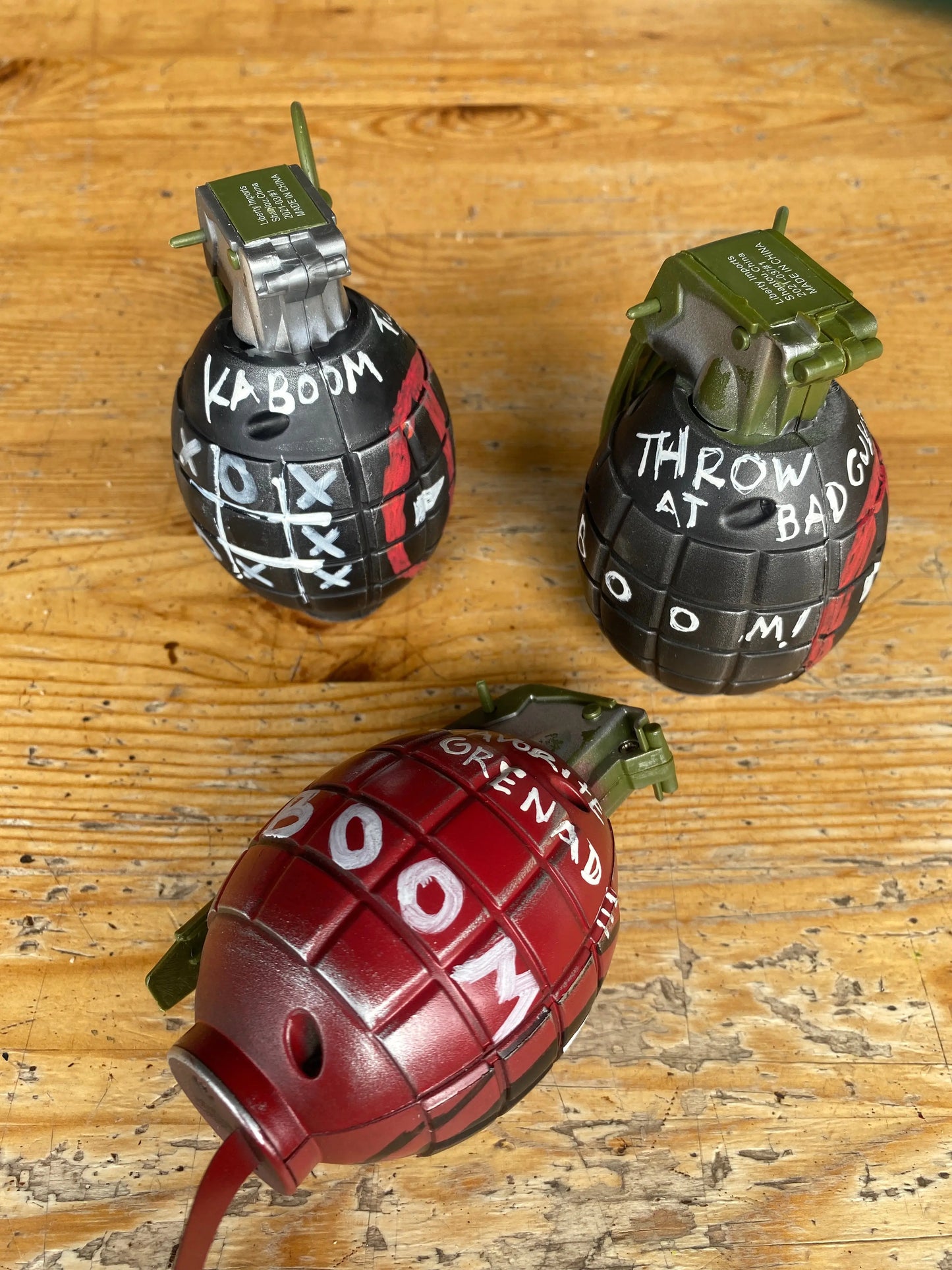 Dead Pool Toy Grenades Cosplay props - Geek House Creations