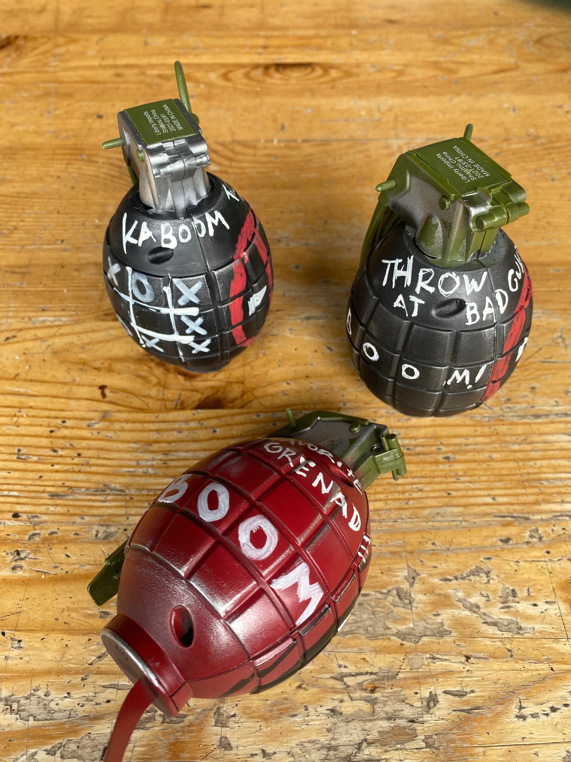 Dead Pool Toy Grenades Cosplay props - Geek House Creations