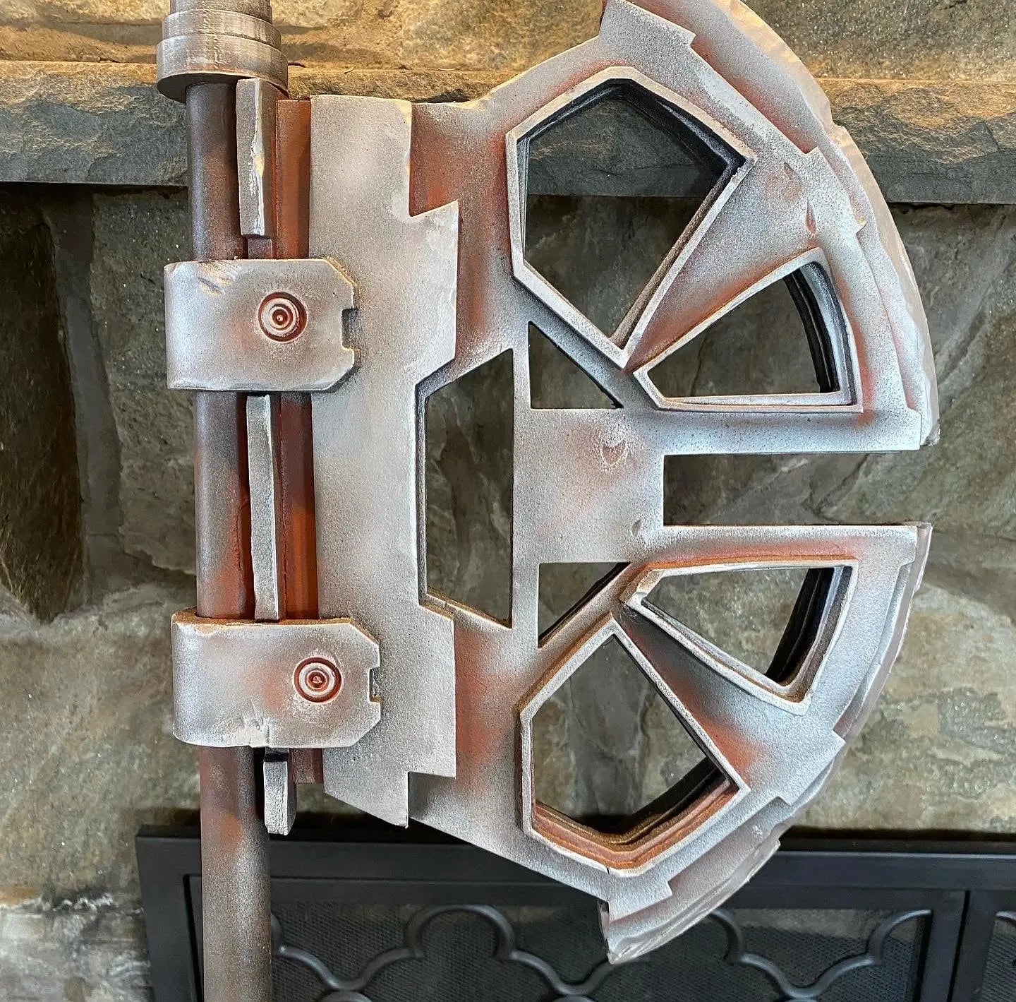 Mandalorian Vibro A’plek’s Axe from Star Wars: The Force Awakens - Geek House Creations