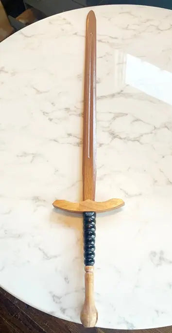 Wooden Two Handed Long Sword - Geek House Creations