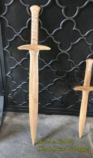 Lord of the Rings Frodo Toy Wooden sword, perfect for display for kids room - Geek House Creations
